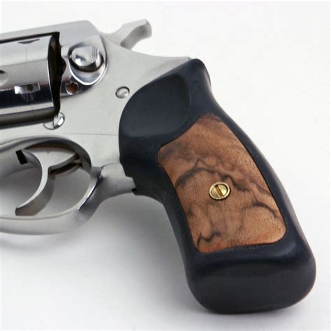 Ruger SP101 pistol grip insert panels dark brown striped plastic with screw (20) 25. . Ruger sp101 grip insert